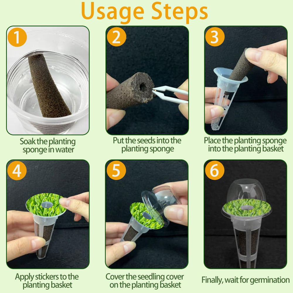 Biodegradable grow sponges from Natalolo kit