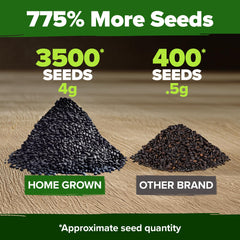 Biodegradable pots and soil discs for basil seeds