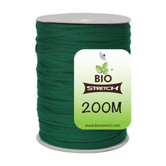 Biostretch Soft Garden Plant Ties green fabric roll front view