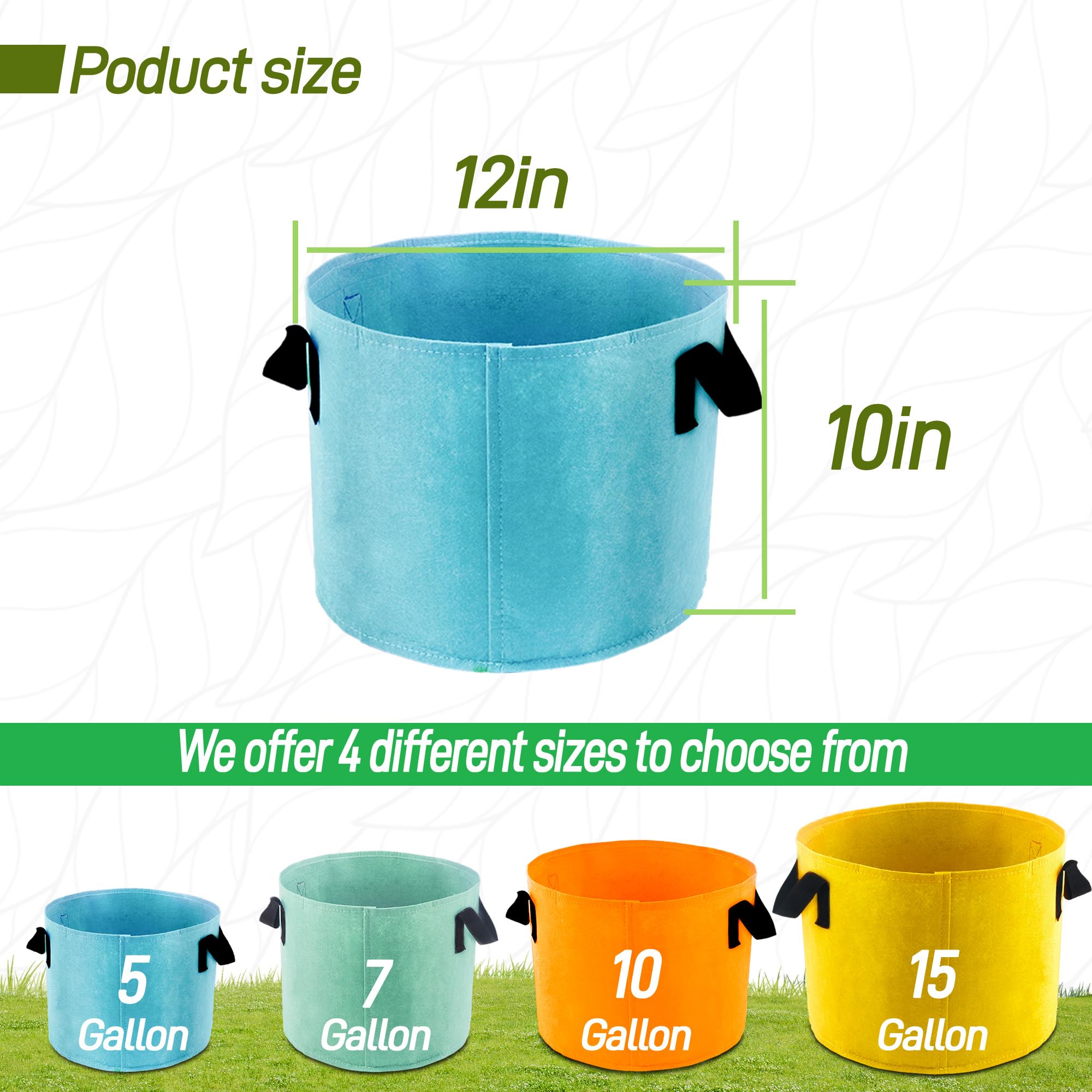 Biotolot grow bags filled with tomatoes and peppers
