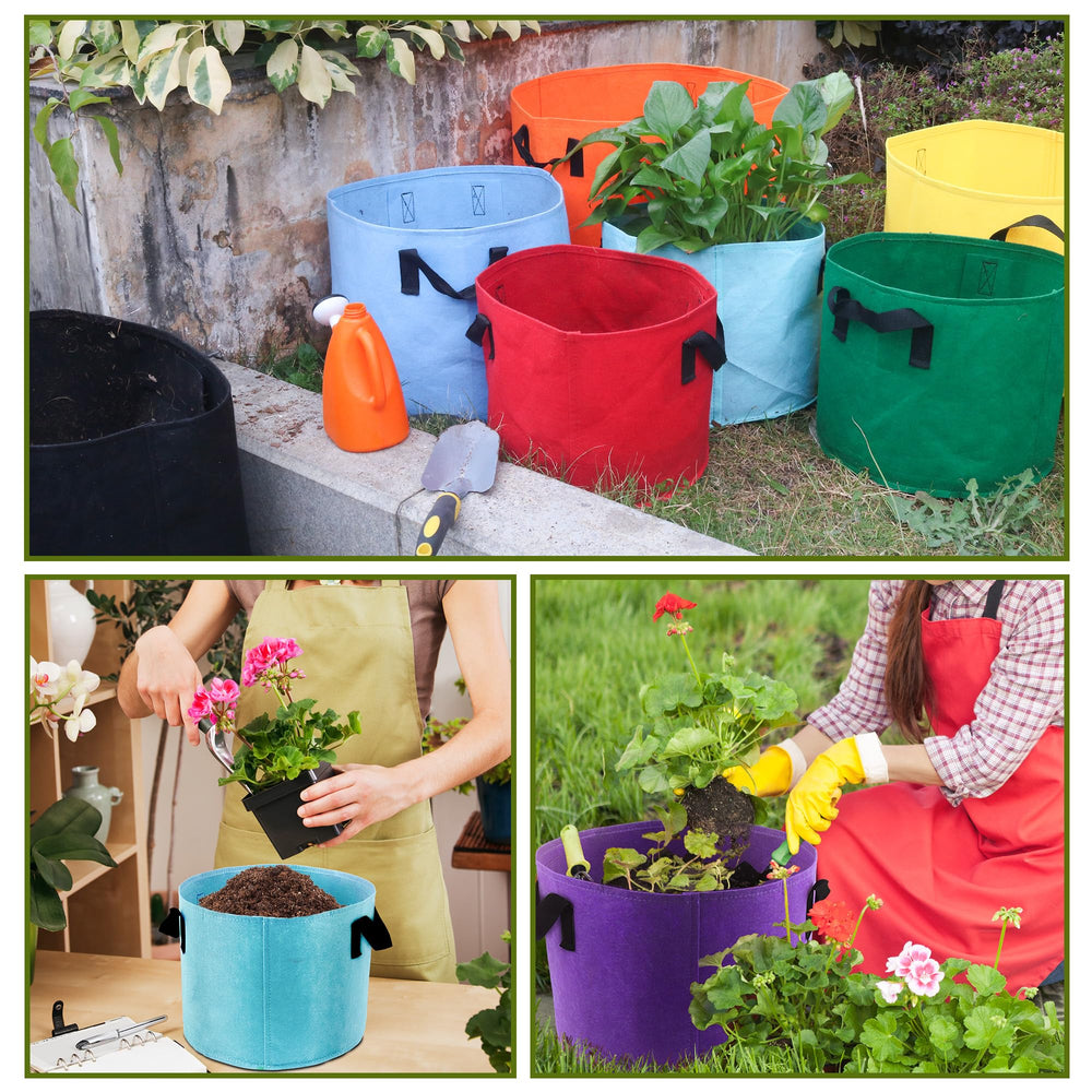 Biotolot grow bags showing excellent drainage fabric
