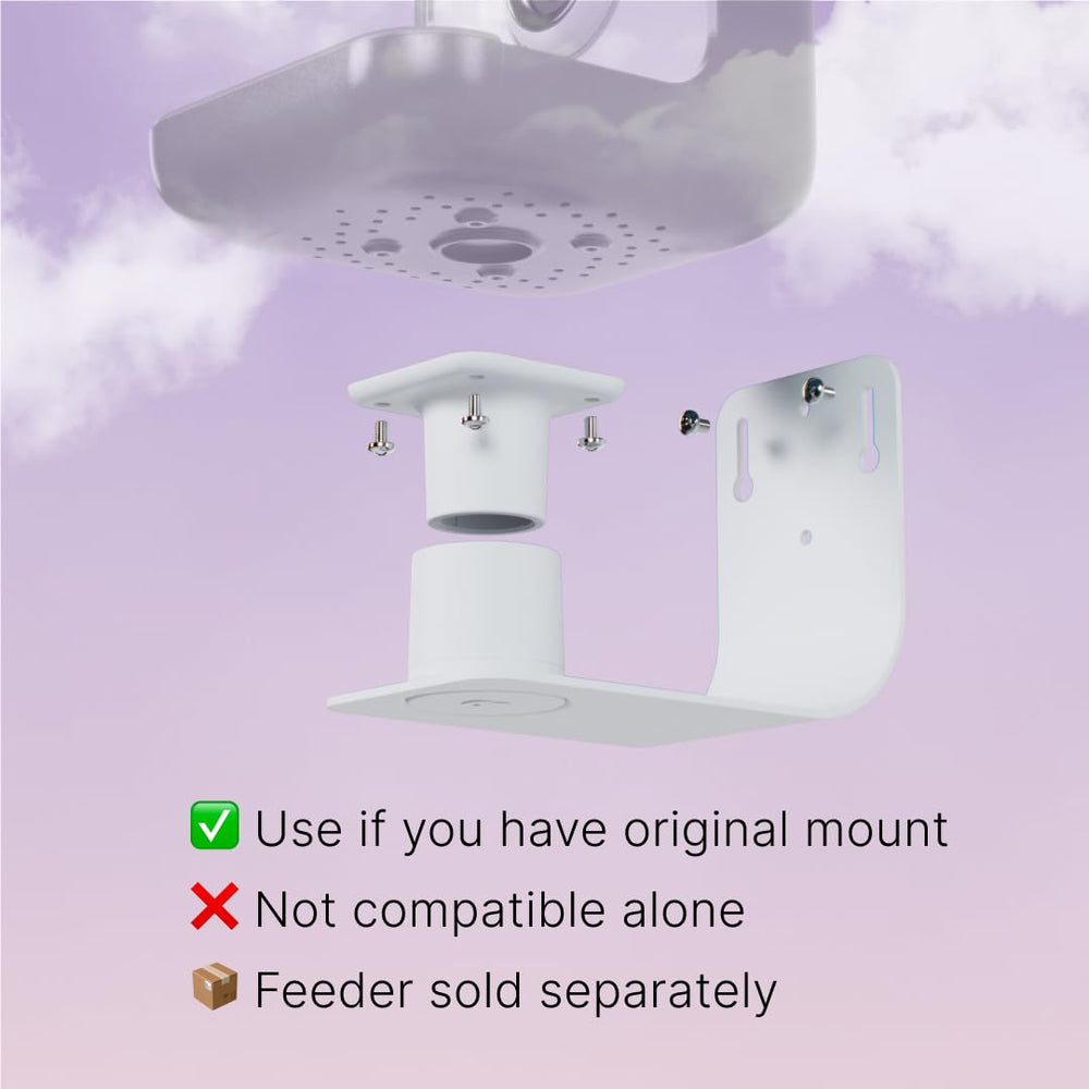 Bird Buddy Wall Mount demonstrating 180-degree rotation feature