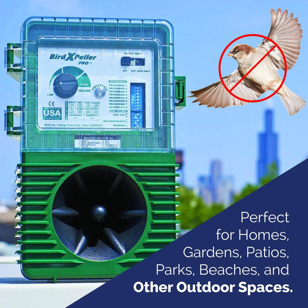 Bird-X Woodpecker Pro packaging details