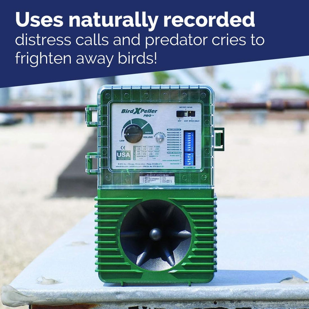 Bird-X Woodpecker Pro side view showcasing design