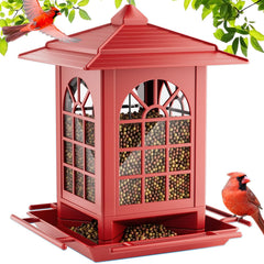 Birdream bird feeder red model front view