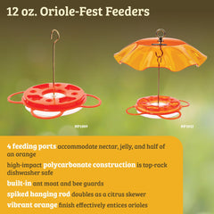 Birds Choice Oriolefest feeder with orange and nectar