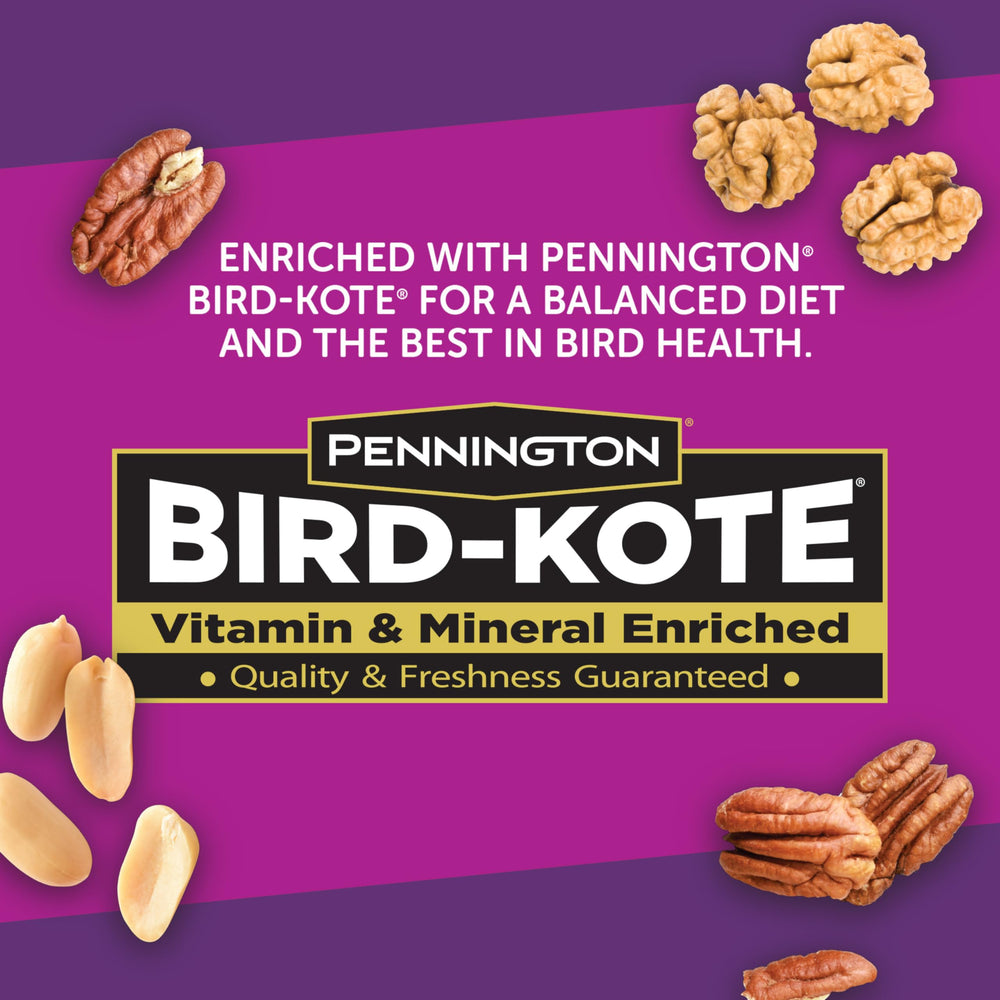 Birds enjoying Pennington Ultra Double Nut & Fruit Blend