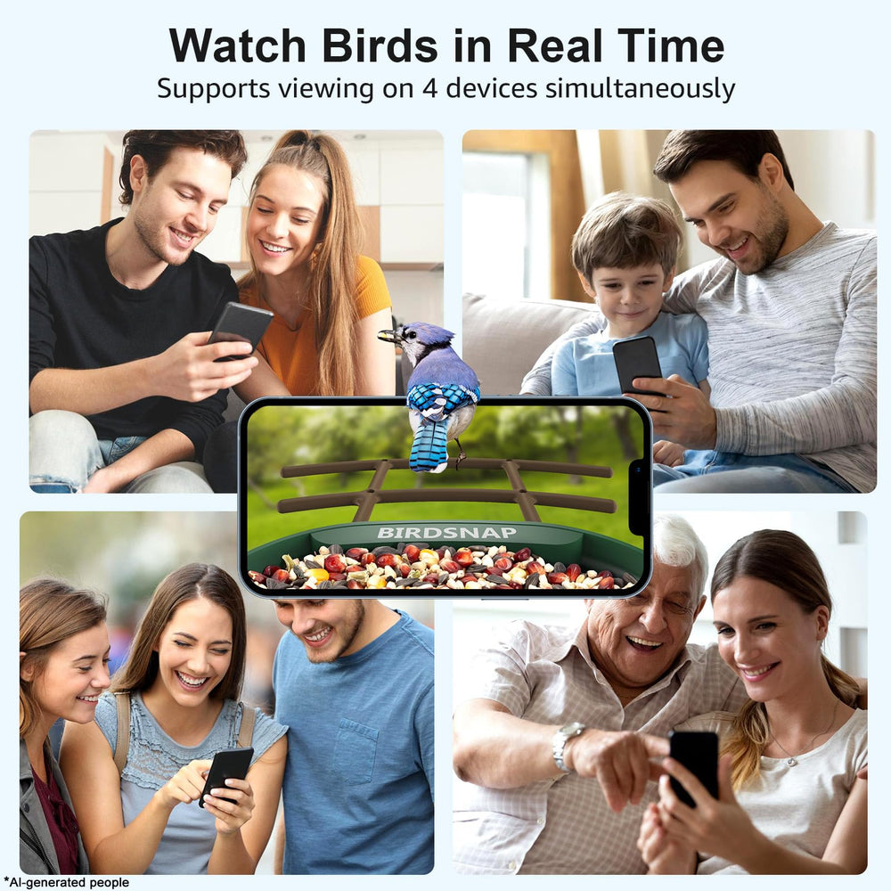 birdsnap PAV Bird Feeder with 32GB storage card