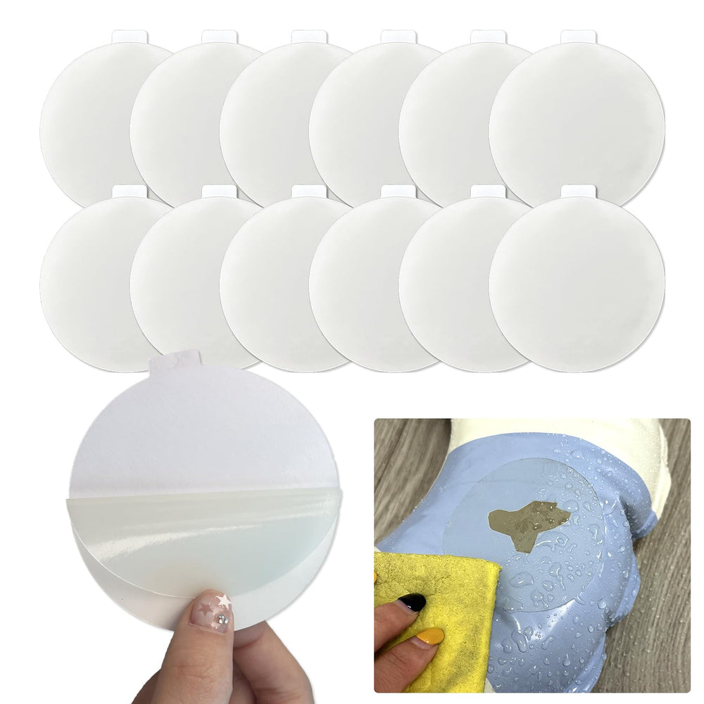 Birllaid Inflatable Patch Repair Kit, 3" Clear TPU patches front view