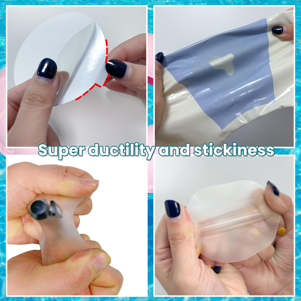 Birllaid patch kit packaging with a clear TPU patch