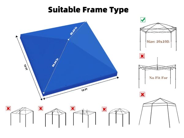 Birodeko canopy top displayed in a camping setting