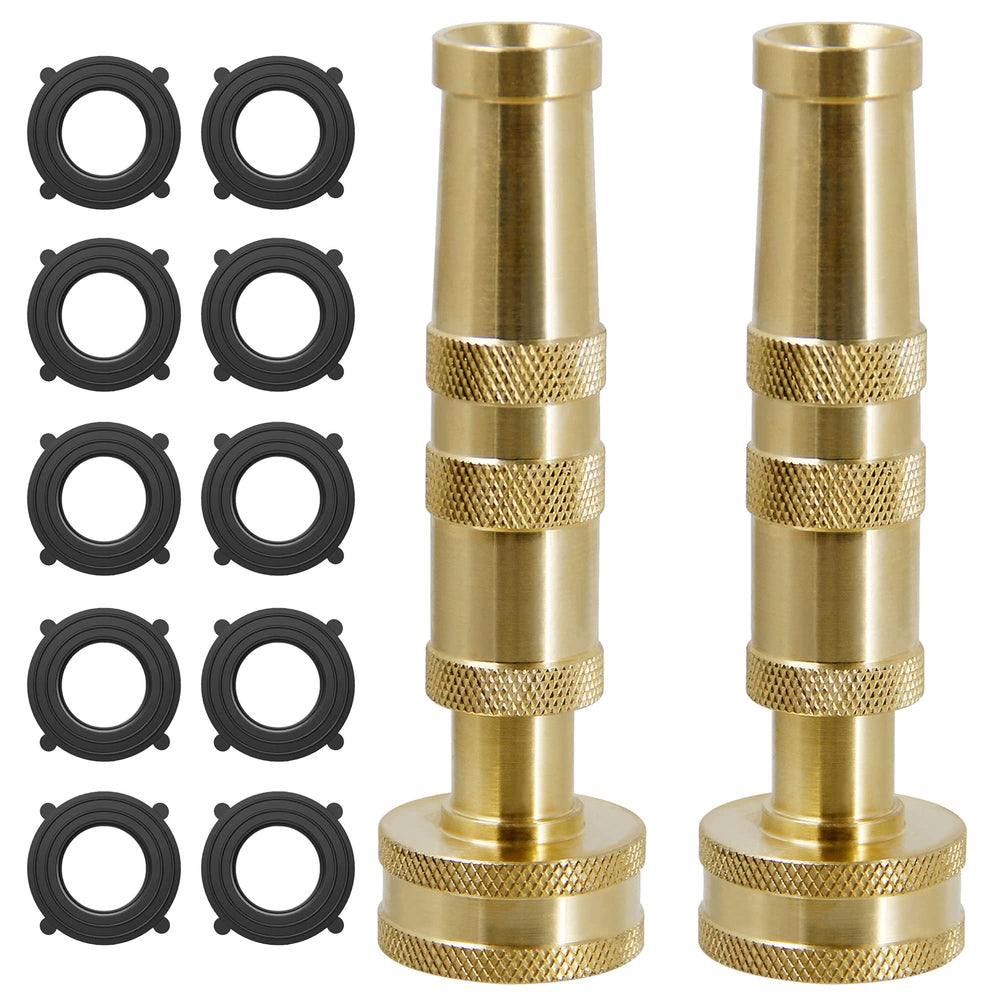 Biswing Brass Hose Nozzles front view showing durable construction