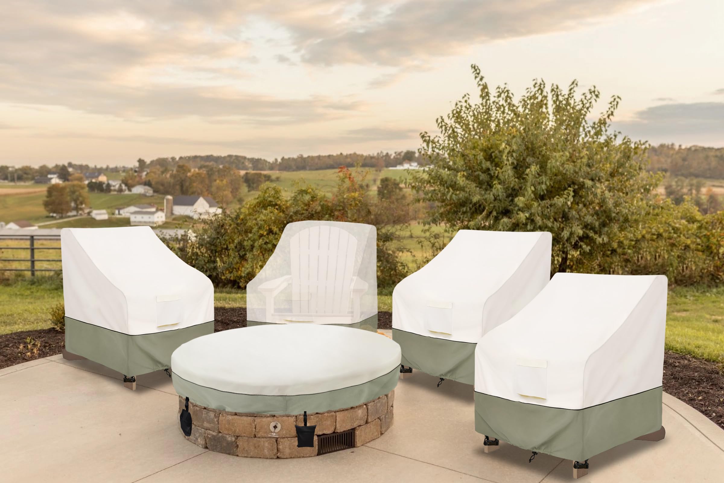 Bitubi Waterproof Chair Cover with reinforced handles