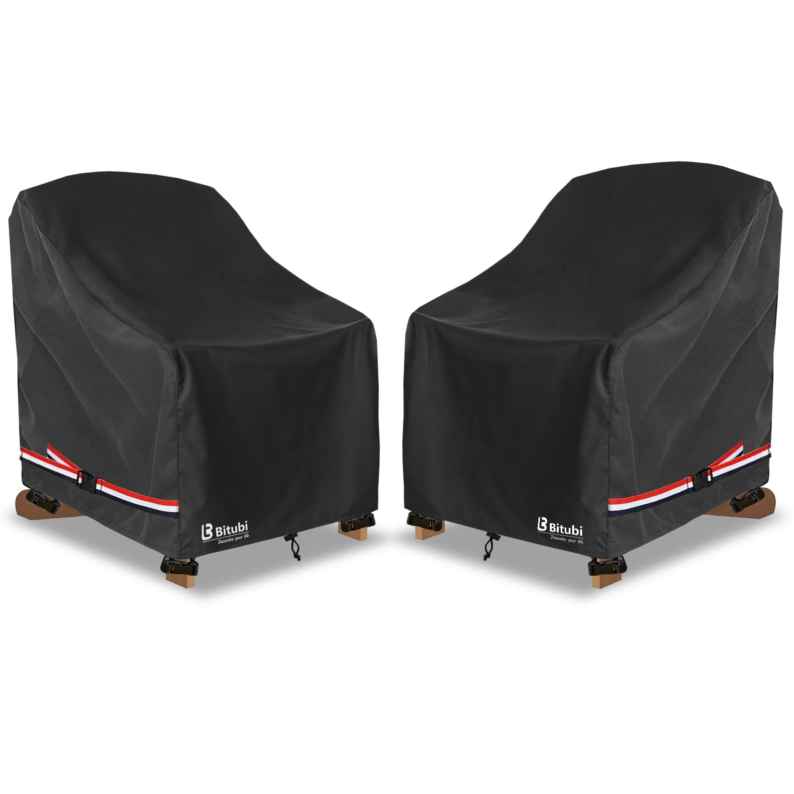 Bitubi Waterproof Patio Adirondack Chair Cover front view