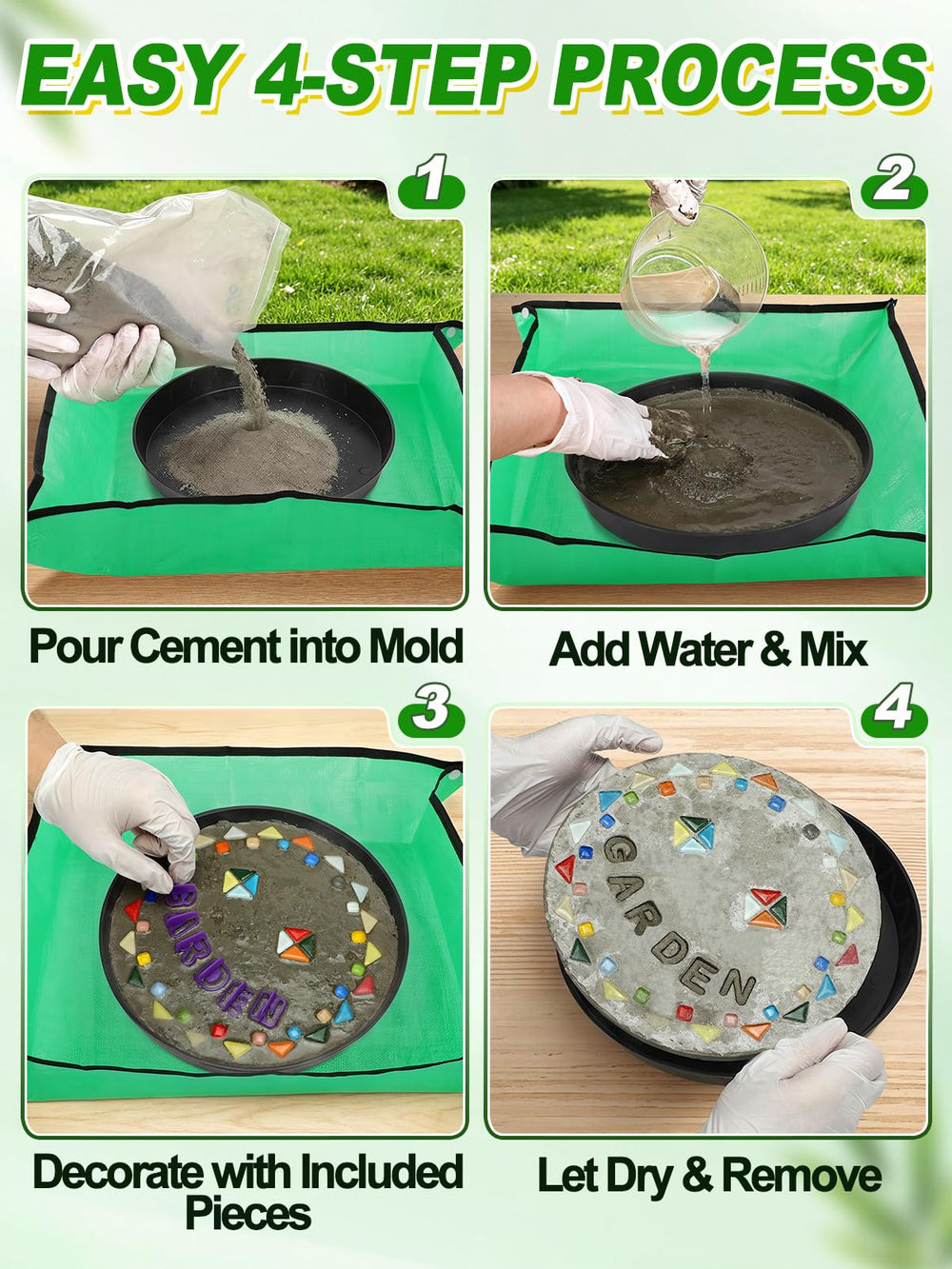 Biubee stepping stones kit packaging display