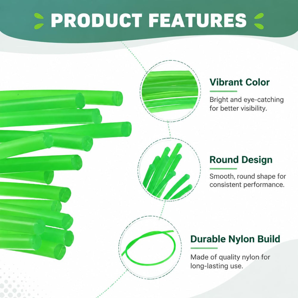 BIUVWVZ 0.155-Inch Trimmer Line in green color
