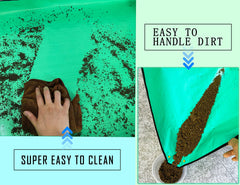 BIUWING Plant Repotting Mat folded for easy storage