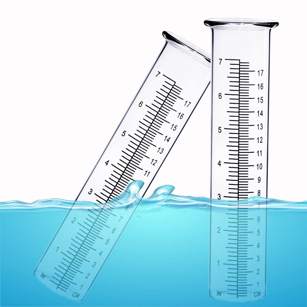BIUWING rain gauge tube package with two pieces and brush