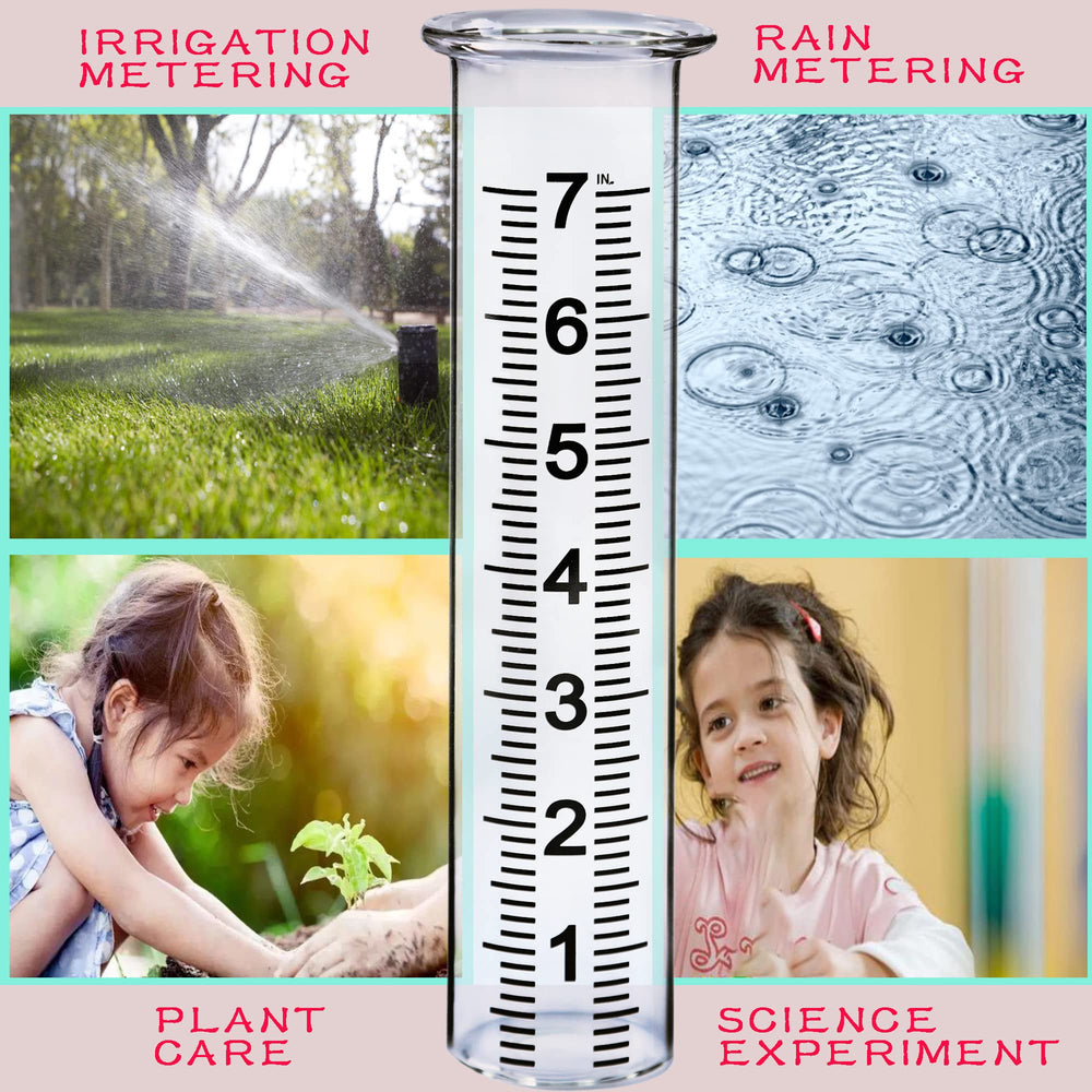 BIUWING rain gauge tube set showing two pieces