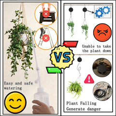 BKSAI plant watering bottle squeezed for watering plants