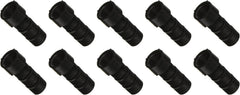 Black 1/2 in. x 2-1/2 in. Cut-Off Riser Extension front view