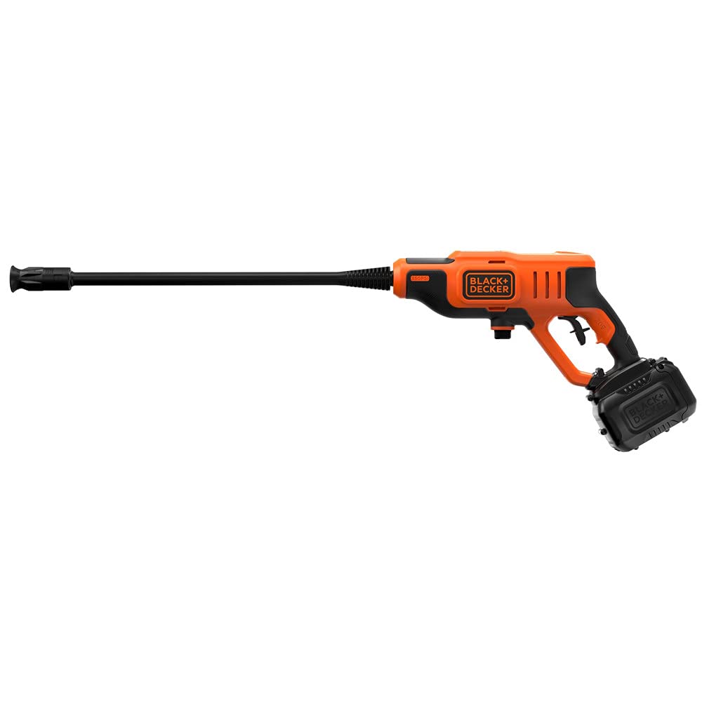 BLACK+DECKER 20V MAX Power Cleaner showing included accessories