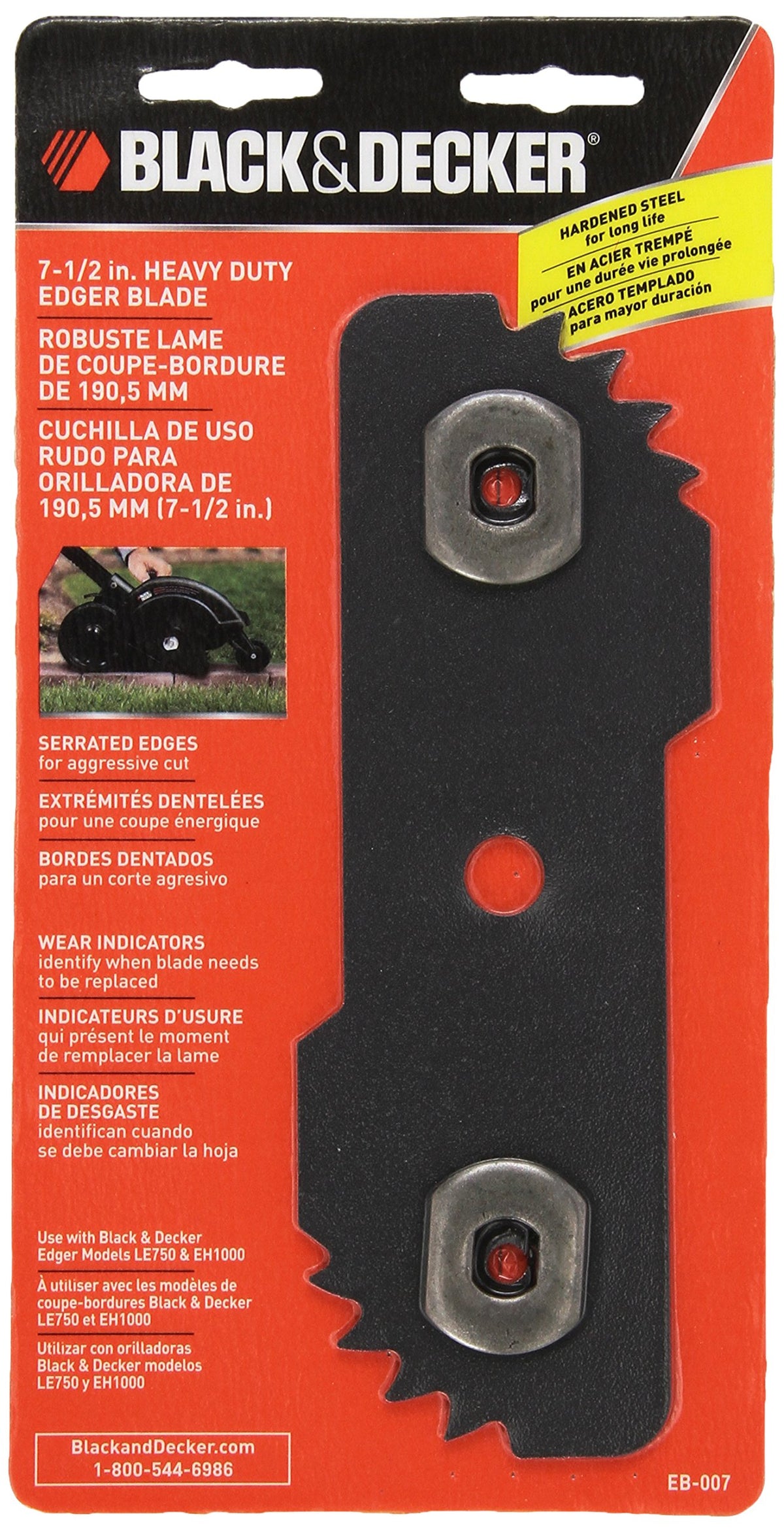 BLACK+DECKER Edger Replacement Blade EB-007 front view