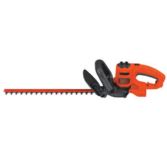 BLACK+DECKER hedge trimmer showing dual-action blade