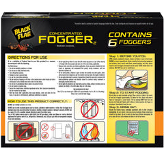 Black Flag Concentrated Fogger can showing label details