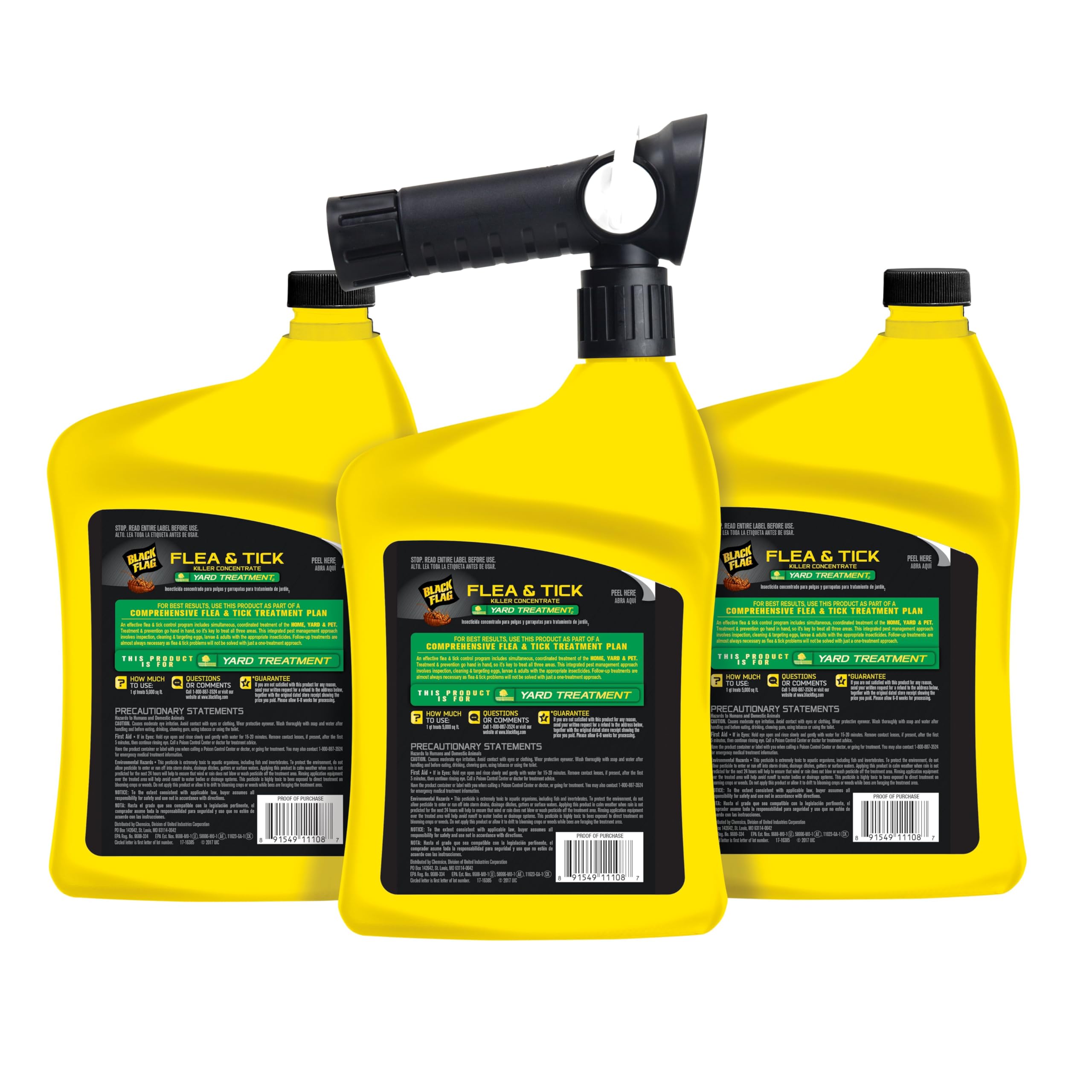Black Flag Flea and Tick Killer Concentrate packaging display
