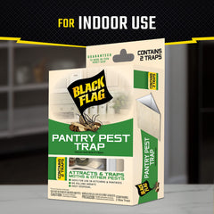 Black Flag Pantry Pest Trap side view showing dimensions