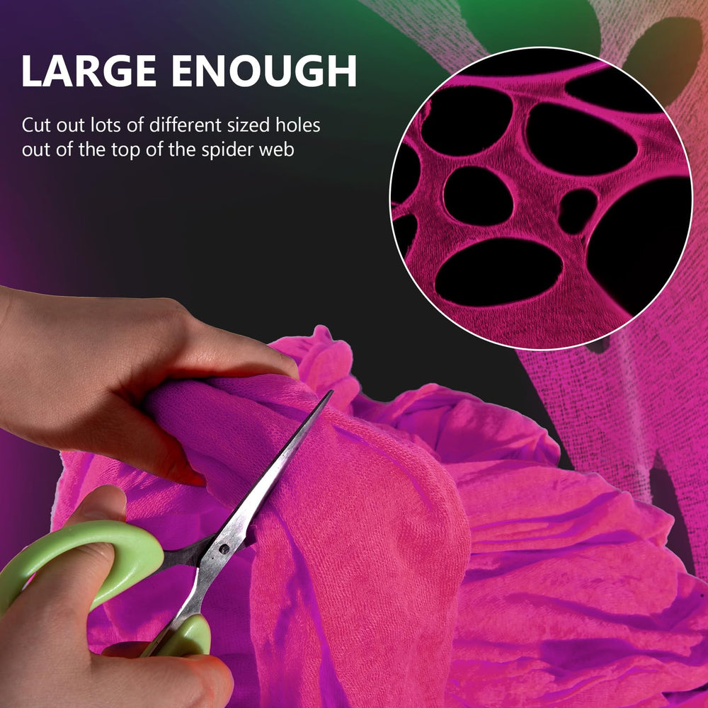 Black light included with the spider web kit