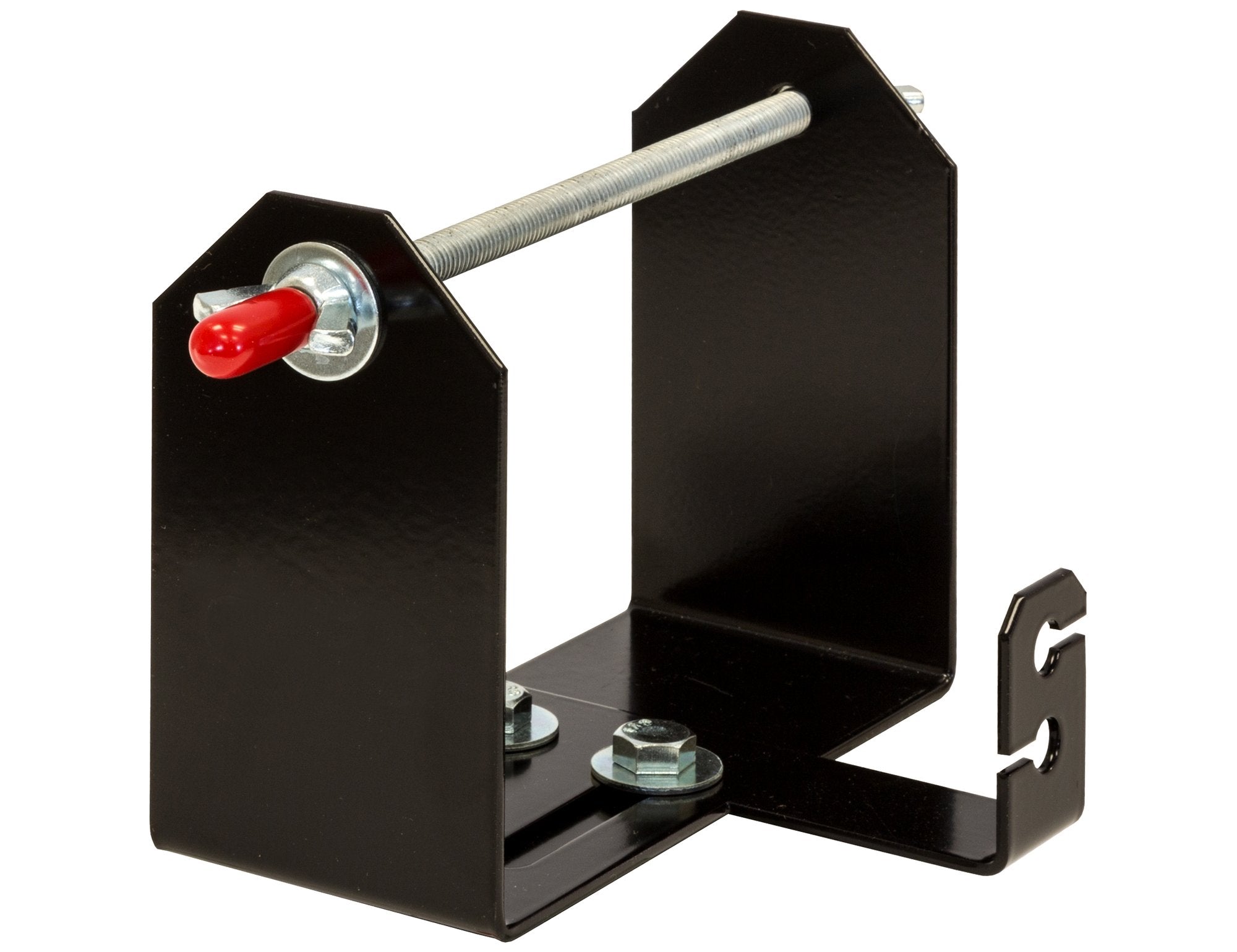 Black powder-coated finish of LT40 Trimmer Line Spool Bracket
