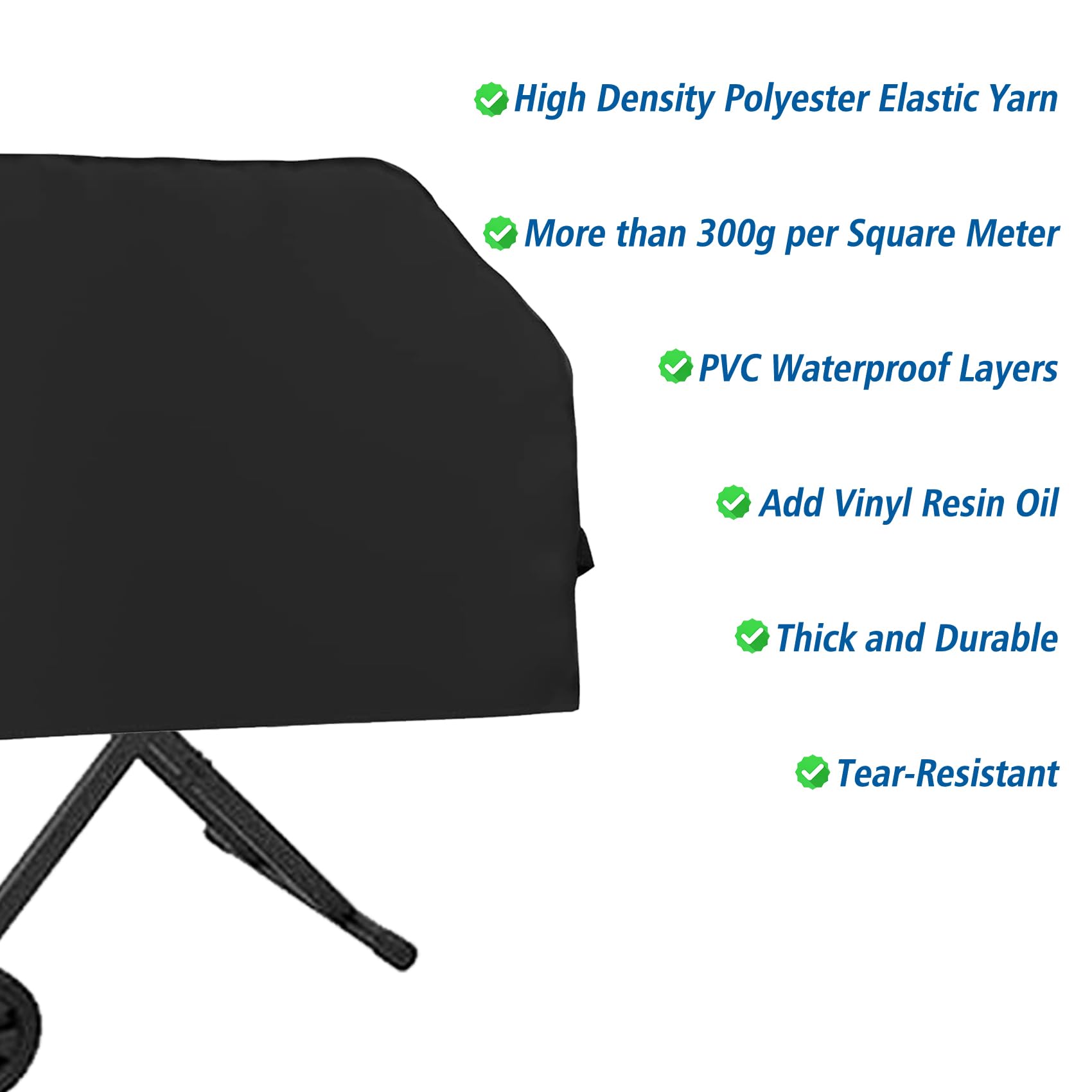 Blackhoso Griddle Cover dimensions displayed