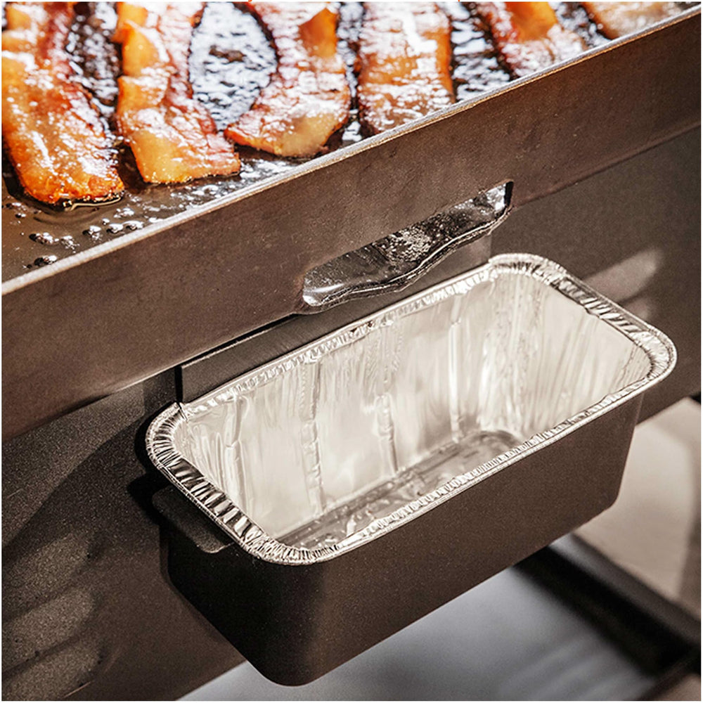 BLACKSTONE grease cup liner in a drip tray