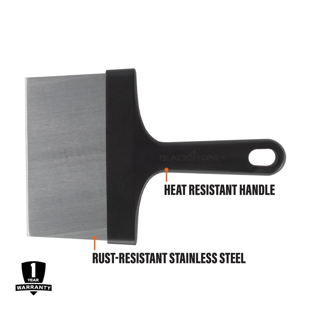 BLACKSTONE Griddle Scraper stainless steel blade detail