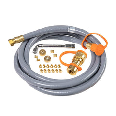 BLACKSTONE Propane to Natural Gas Conversion Kit contents including hose and fittings