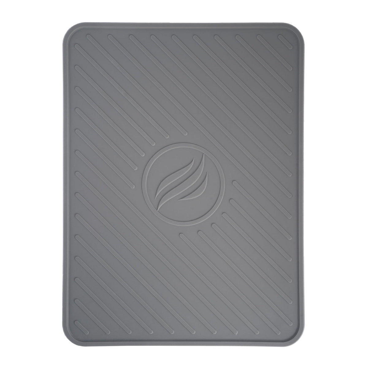 BLACKSTONE Silicone Large Griddle Spatula Mat in gray, front view
