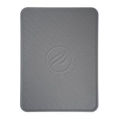 BLACKSTONE Silicone Large Griddle Spatula Mat in gray, front view