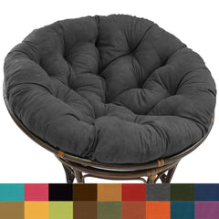 Blazing Needles Papasan Chair Cushion showing tufted design