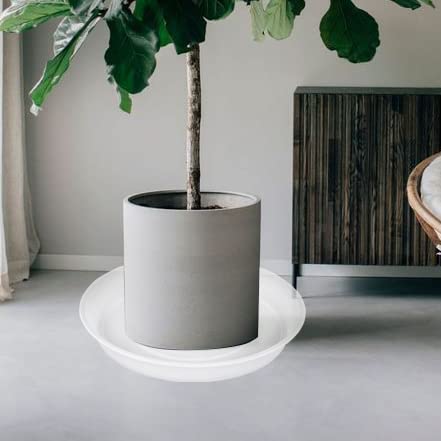 Bleuhome 12-inch plant saucer on a patio