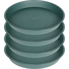 Bleuhome 14 inch green plant saucer front view