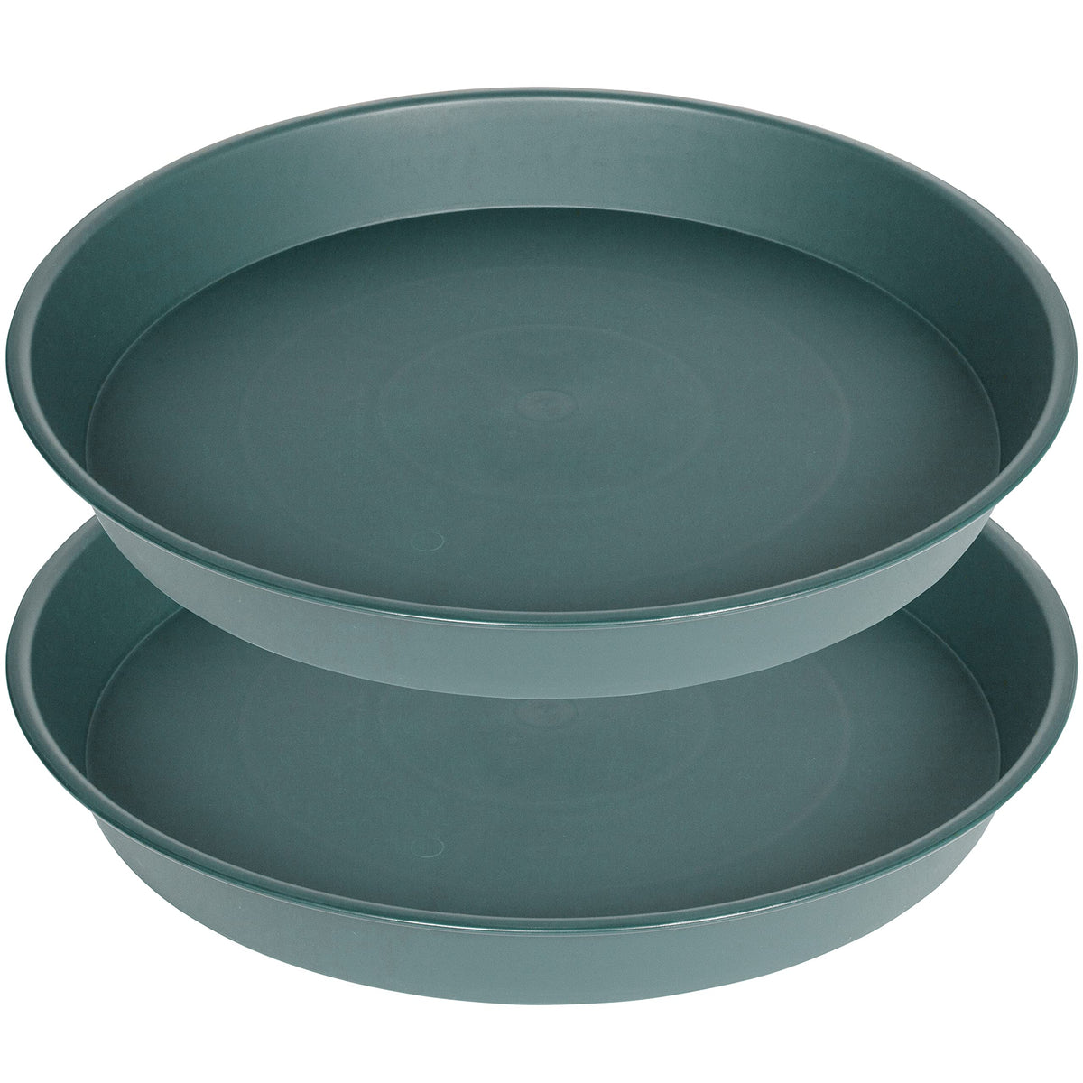 Bleuhome 14 inch plant saucer green front view