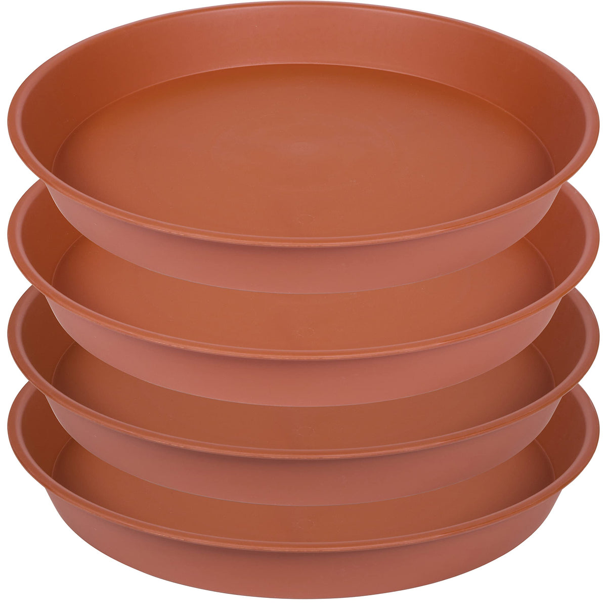 Bleuhome 14 inch terracotta plant saucer front view