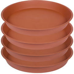 Bleuhome 14 inch terracotta plant saucer front view