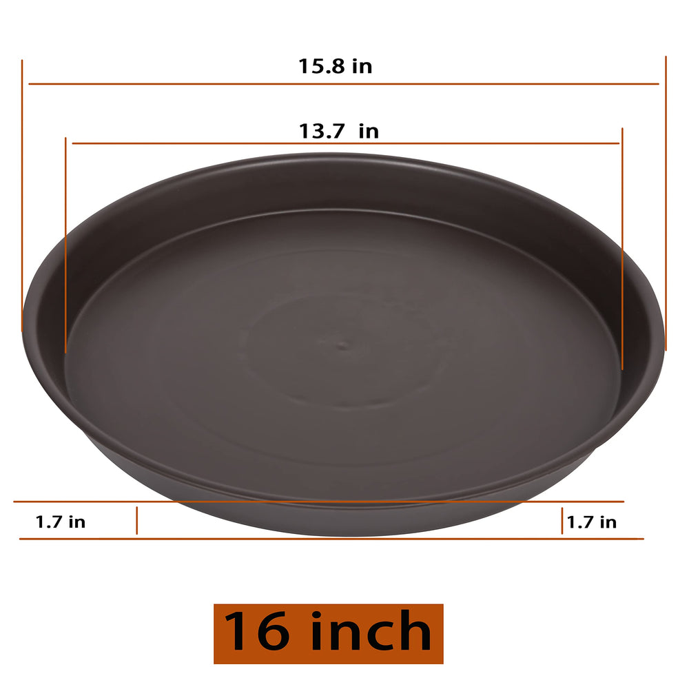 Bleuhome 16-inch plant saucer side view
