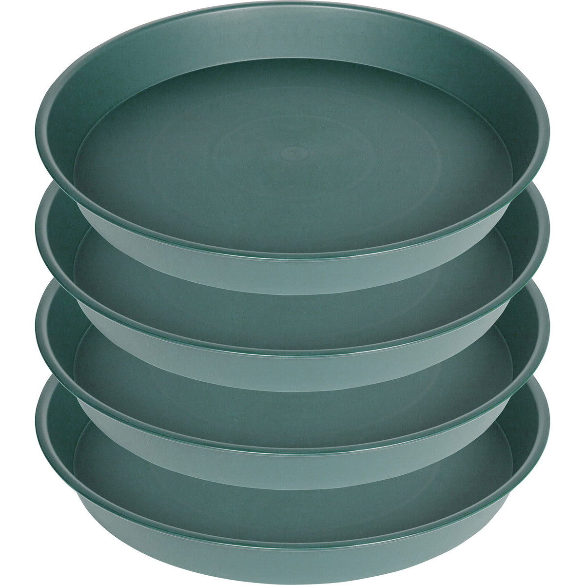 Bleuhome 19 inch plant saucer front view in green