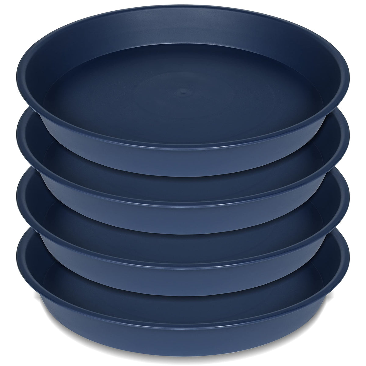 Bleuhome 21 inch blue plant saucer front view