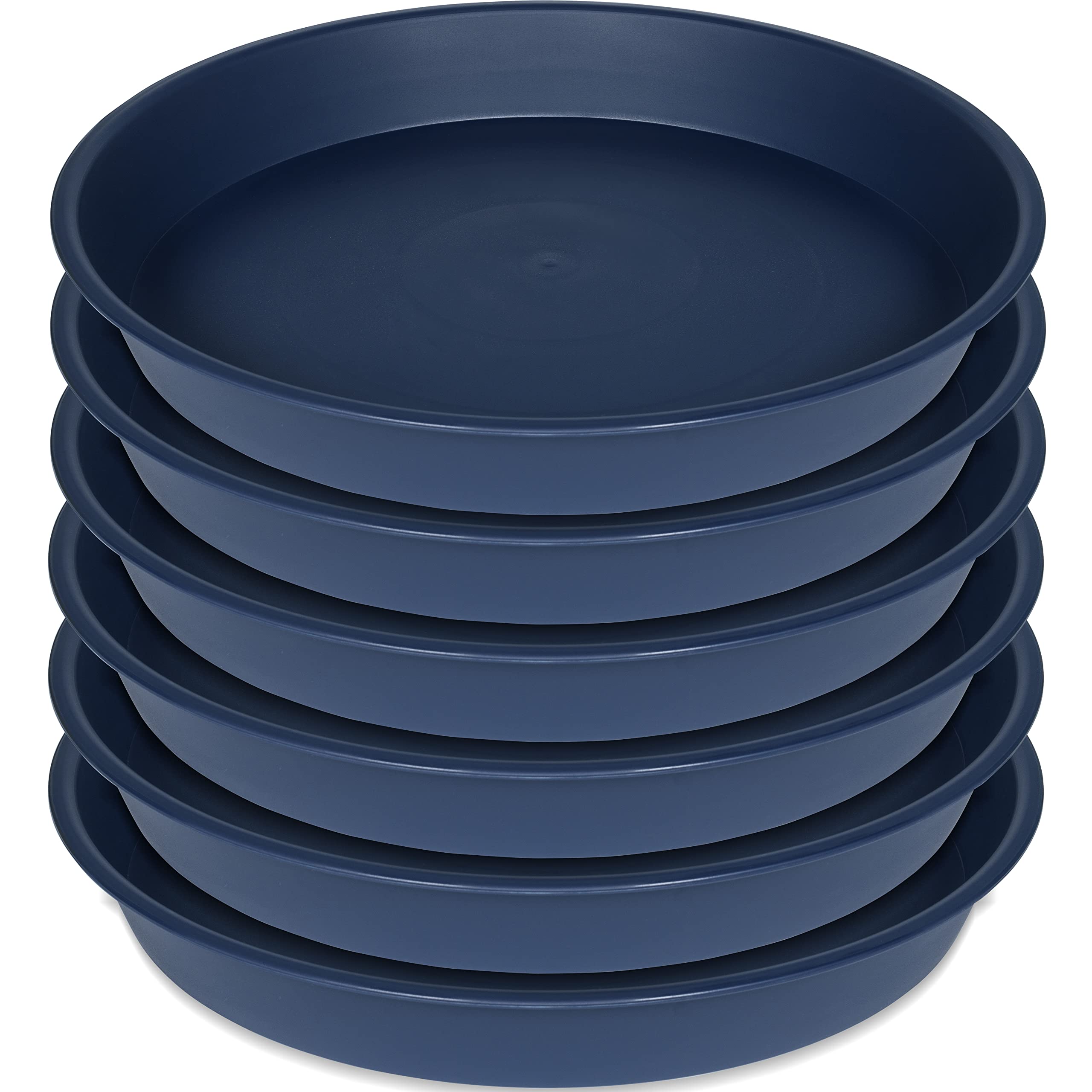 Bleuhome 6-inch plant saucer blue front view