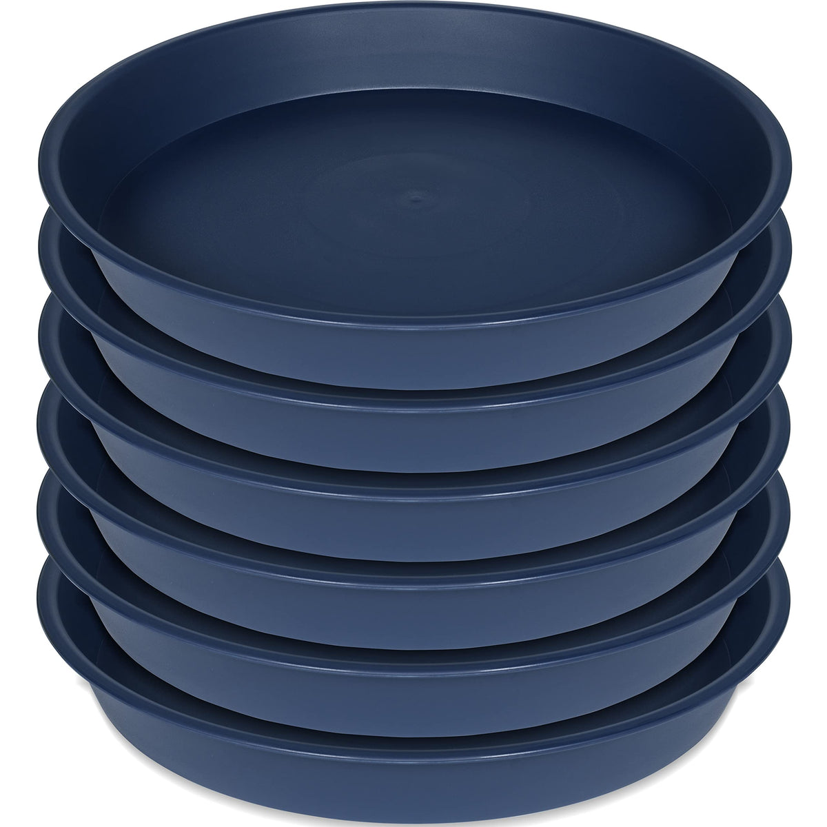 Bleuhome 6-inch plant saucer blue front view